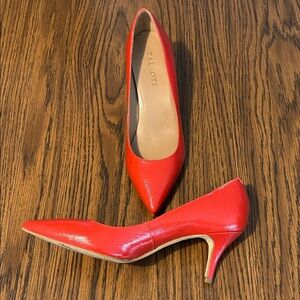 Talbots Red Pointed Toe Heels